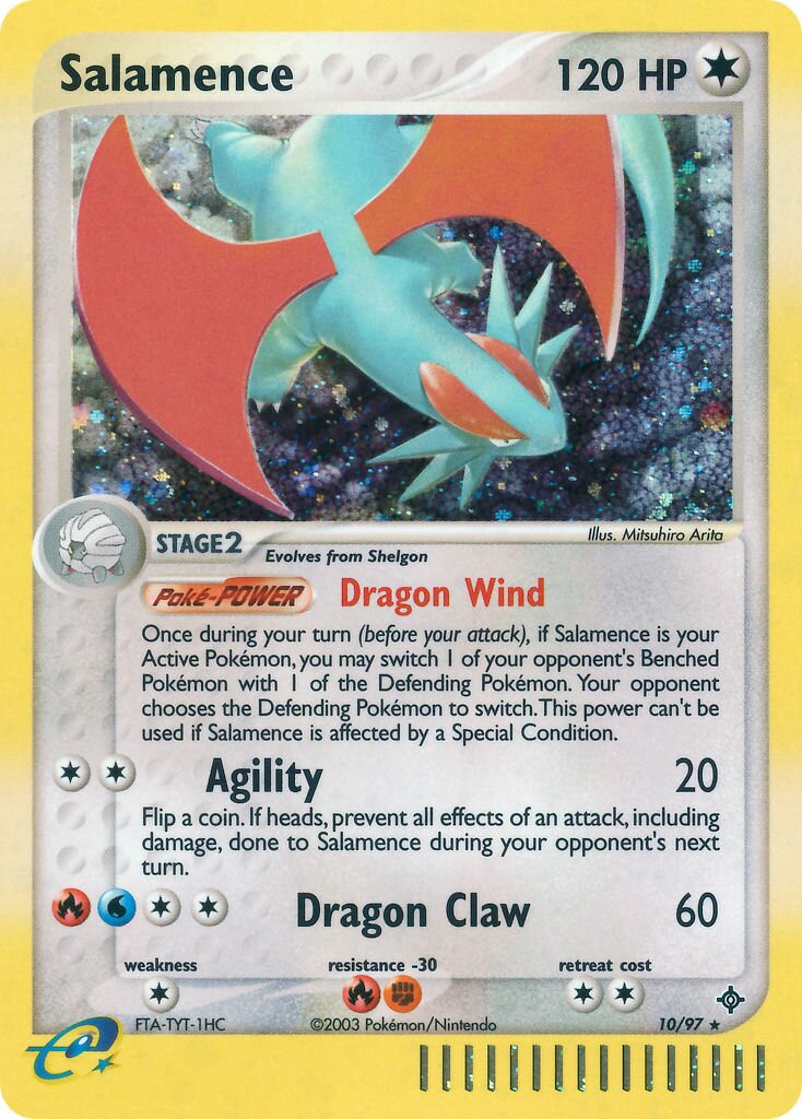 Salamence 010/97 — EX Dragon (English Pokémon TCG card)