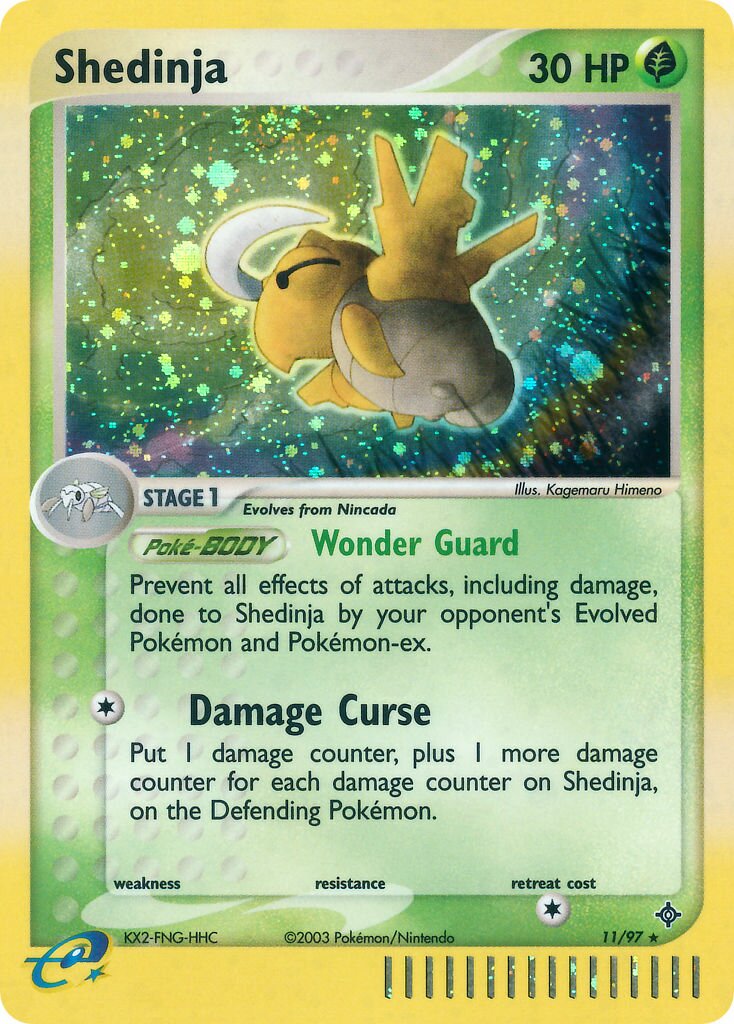 Shedinja 011/97 — EX Dragon (English Pokémon TCG card)