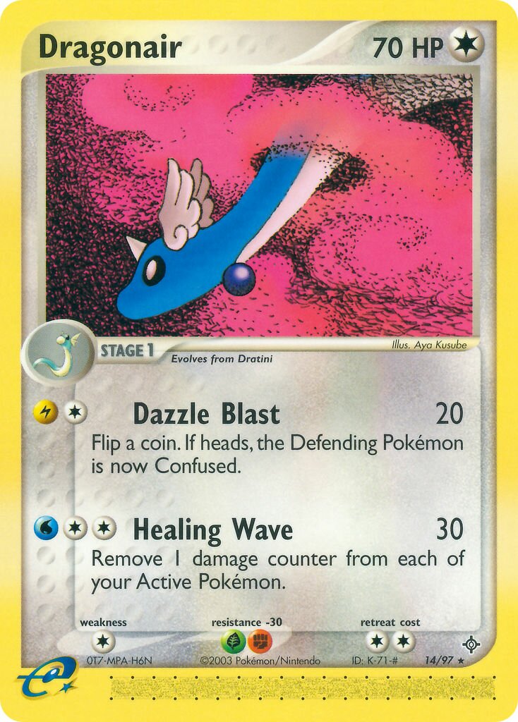 Dragonair 014/97 — EX Dragon (English Pokémon TCG card)