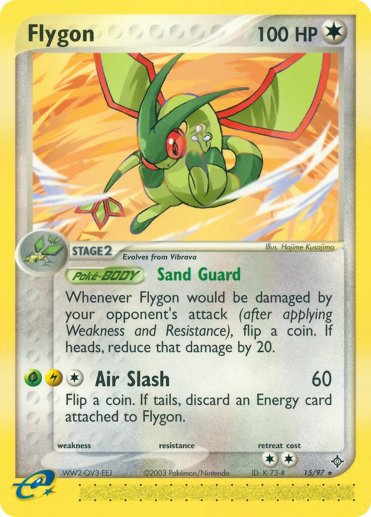 Flygon 015/97 — EX Dragon (English Pokémon TCG card)