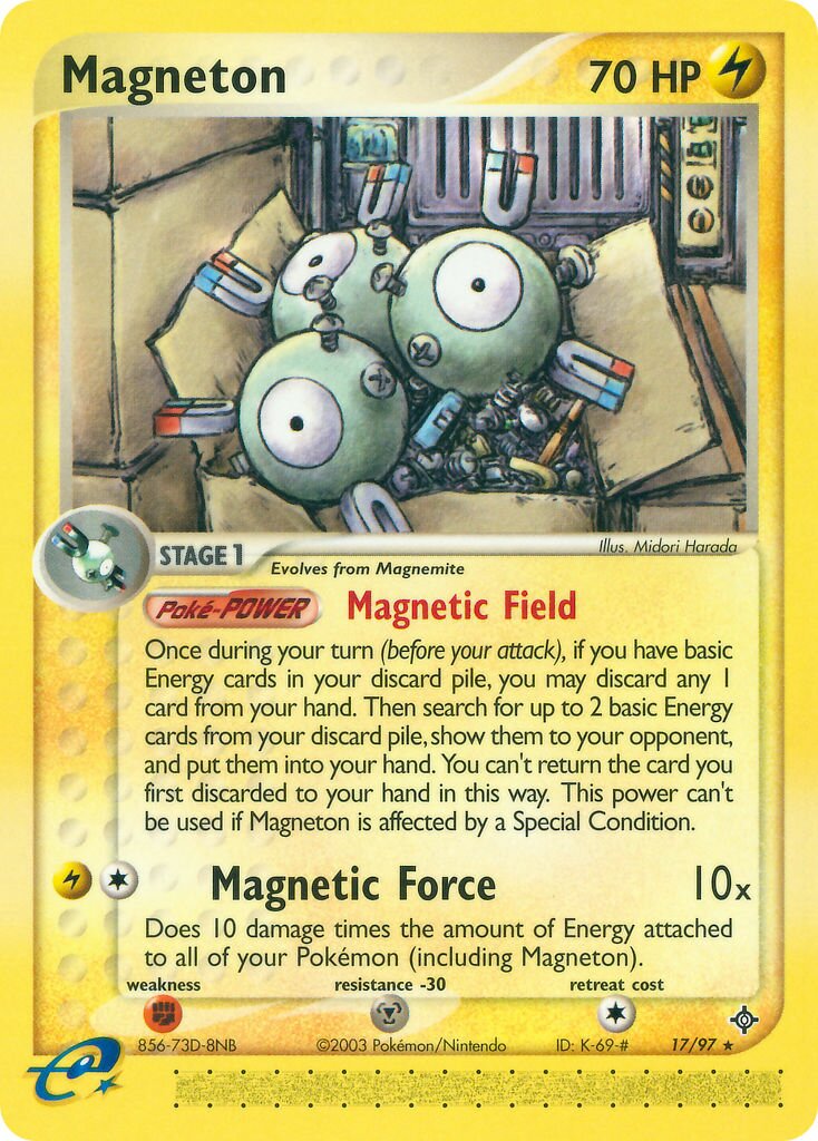 Magneton 017/97 — EX Dragon (English Pokémon TCG card)