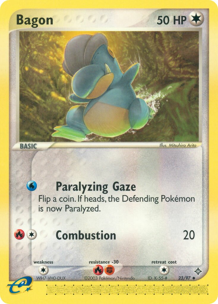 Bagon 023/97 — EX Dragon (English Pokémon TCG card)