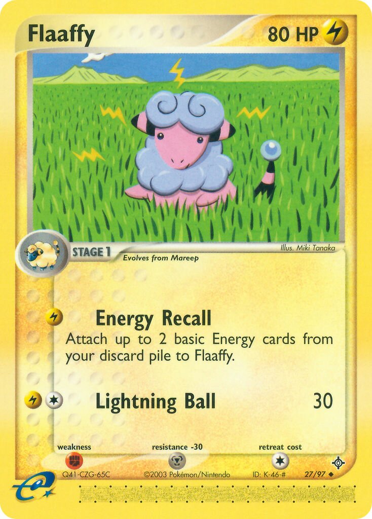 Flaaffy 027/97 — EX Dragon (English Pokémon TCG card)