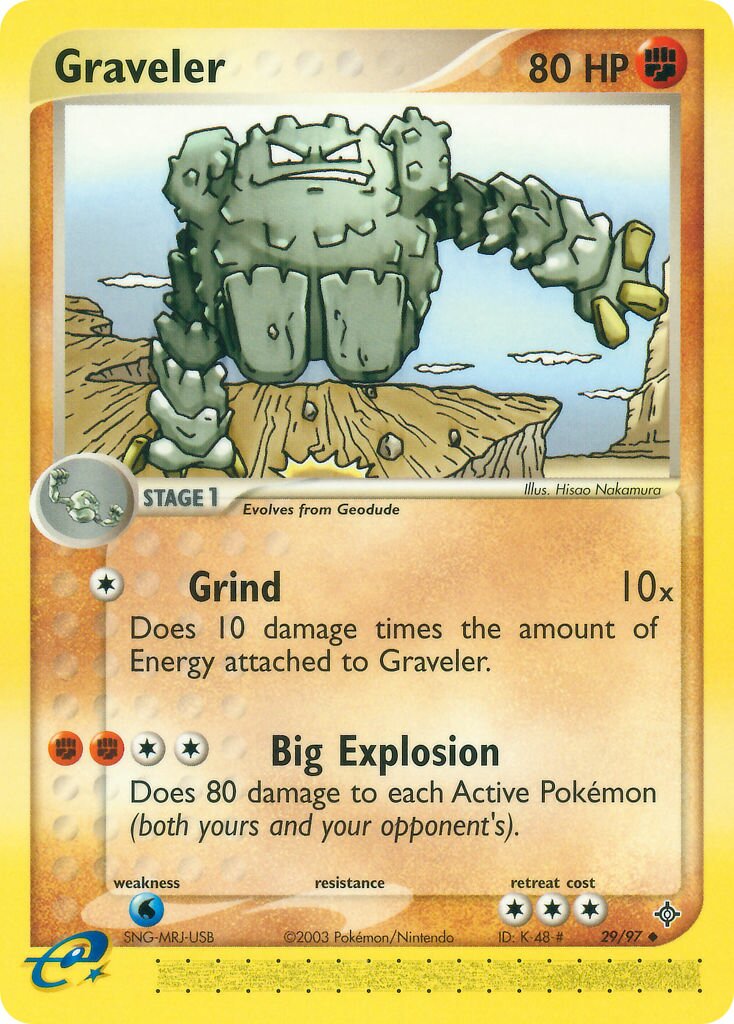 Graveler 029/97 — EX Dragon (English Pokémon TCG card)