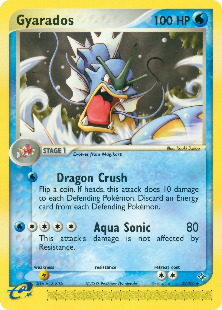 Gyarados 032/97 — EX Dragon (English Pokémon TCG card)
