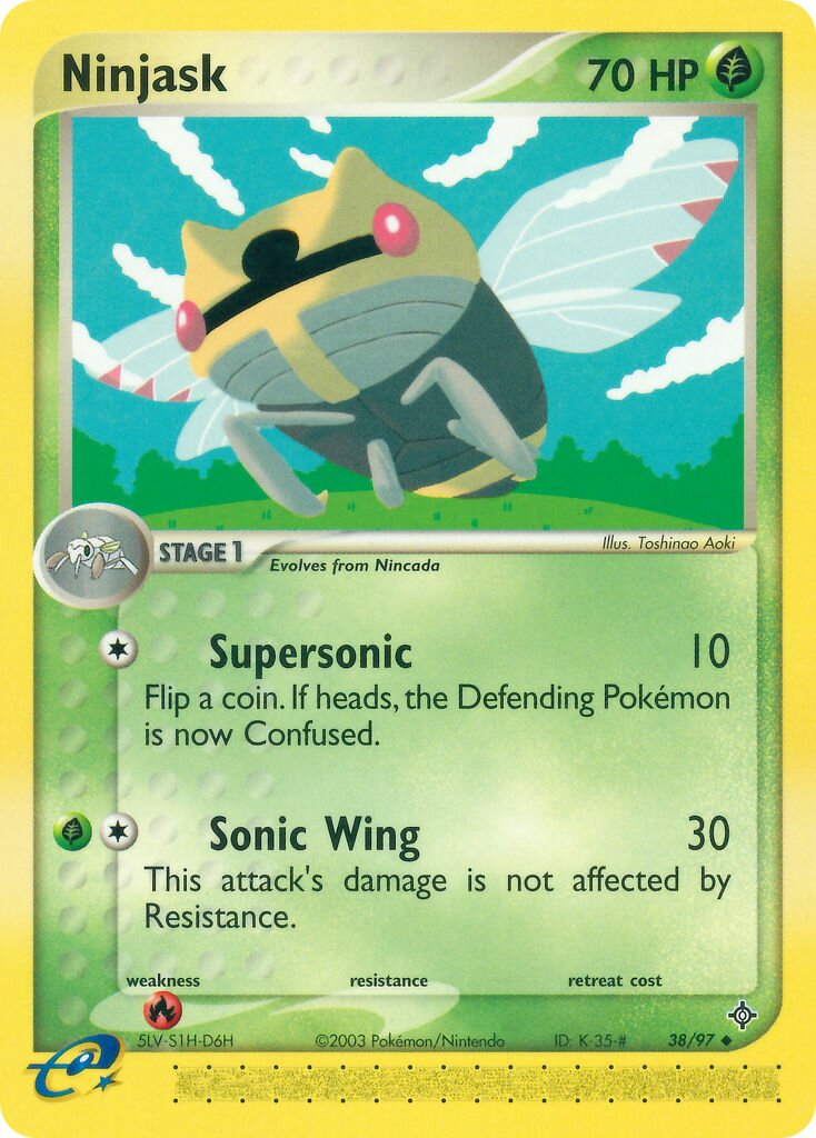 Ninjask 038/97 — EX Dragon (English Pokémon TCG card)
