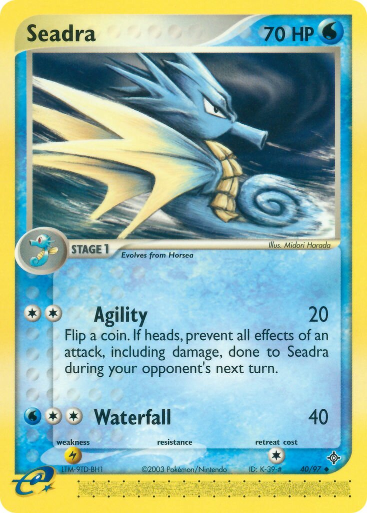 Seadra 040/97 — EX Dragon (English Pokémon TCG card)