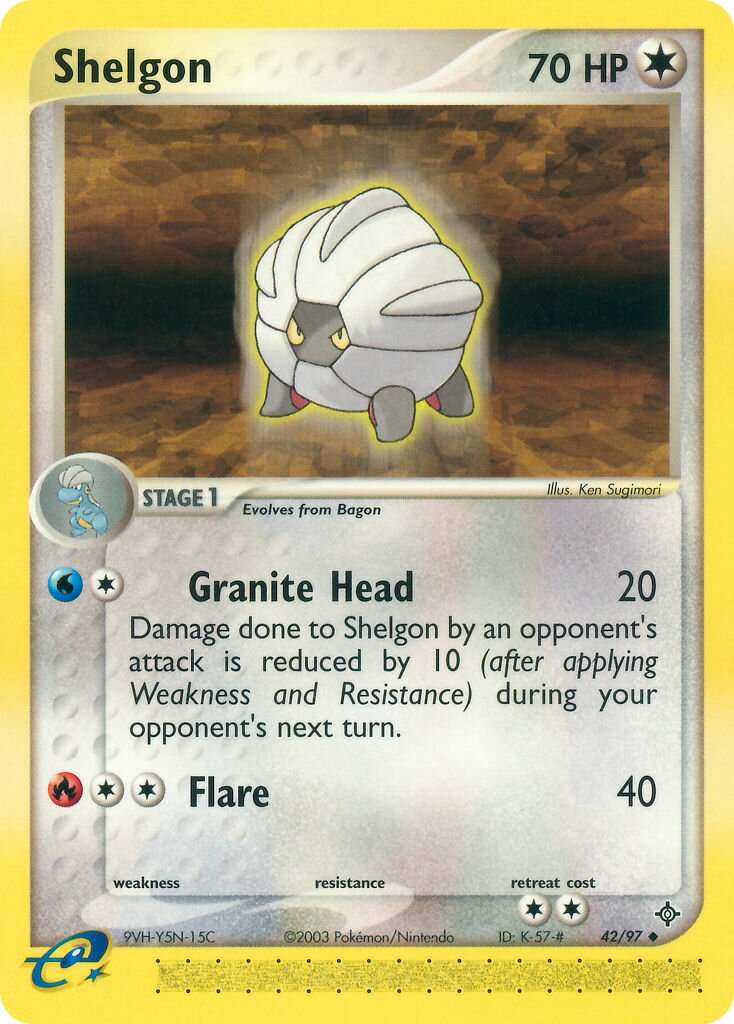 Shelgon 042/97 — EX Dragon (English Pokémon TCG card)