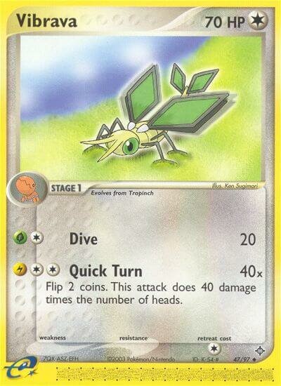 Vibrava 047/97 — EX Dragon (English Pokémon TCG card)