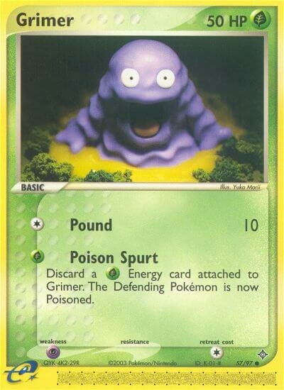 Grimer 057/97 — EX Dragon (English Pokémon TCG card)