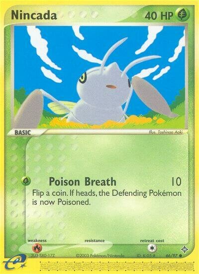 Nincada 066/97 — EX Dragon (English Pokémon TCG card)