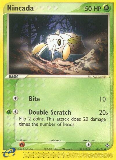 Nincada 067/97 — EX Dragon (English Pokémon TCG card)