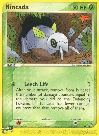 Nincada 068/97 — EX Dragon (English Pokémon TCG card)