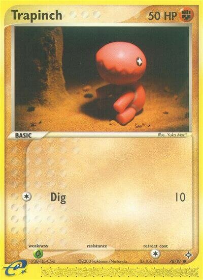 Trapinch 078/97 — EX Dragon (English Pokémon TCG card)