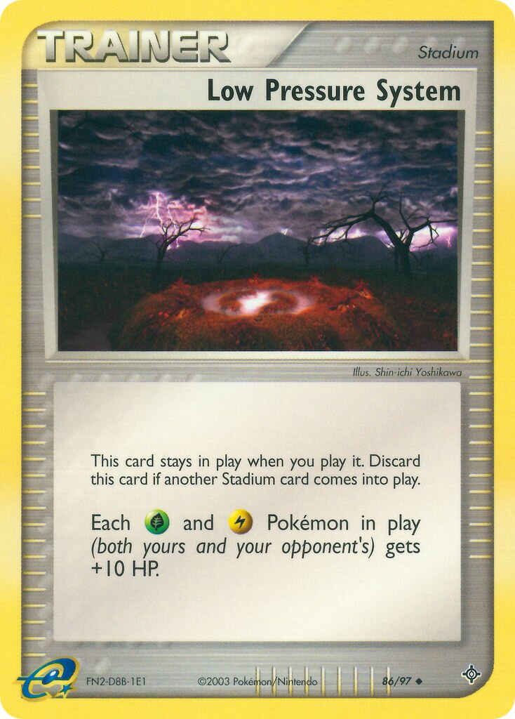 Low Pressure System 086/97 — EX Dragon (English Pokémon TCG card)