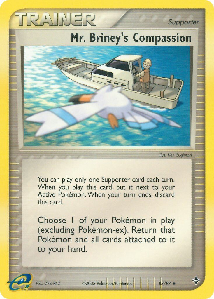 Mr. Briney's Compassion 087/97 — EX Dragon (English Pokémon TCG card)