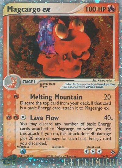 Magcargo ex 095/97 — EX Dragon (English Pokémon TCG card)