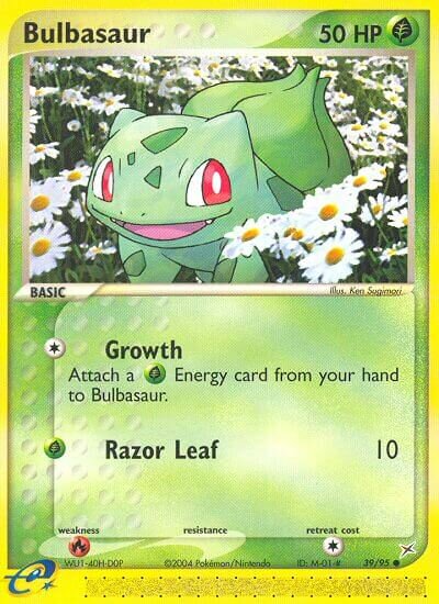 Bulbasaur 039/95 — EX Team Magma vs Team Aqua (English Pokémon TCG card)