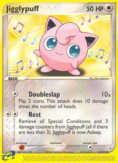 Jigglypuff 041/95 — EX Team Magma vs Team Aqua (English Pokémon TCG card)