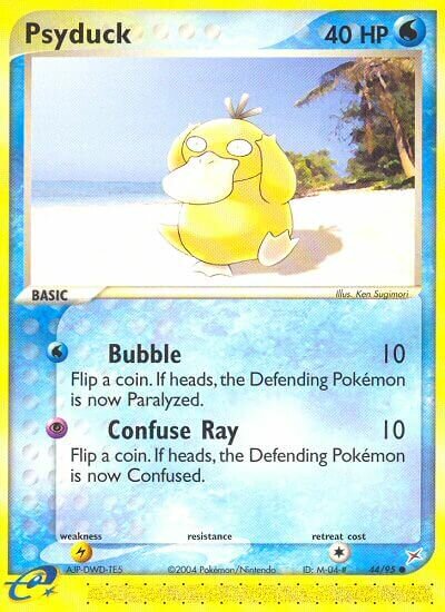 Psyduck 044/95 — EX Team Magma vs Team Aqua (English Pokémon TCG card)