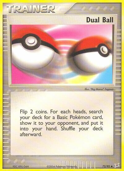Dual Ball 072/95 — EX Team Magma vs Team Aqua (English Pokémon TCG card)