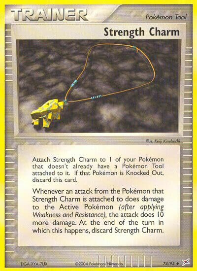 Strength Charm 074/95 — EX Team Magma vs Team Aqua (English Pokémon TCG card)