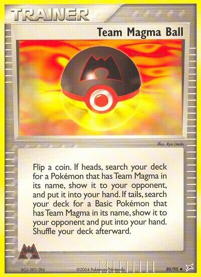 Team Magma Ball 080/95 — EX Team Magma vs Team Aqua (English Pokémon TCG card)