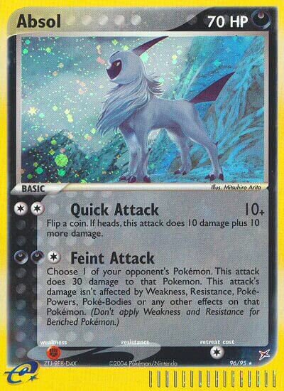 Absol 096/95 — EX Team Magma vs Team Aqua (English Pokémon TCG card)