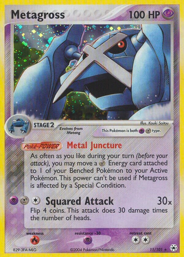 Metagross 011/101 — EX Hidden Legends (English Pokémon TCG card)