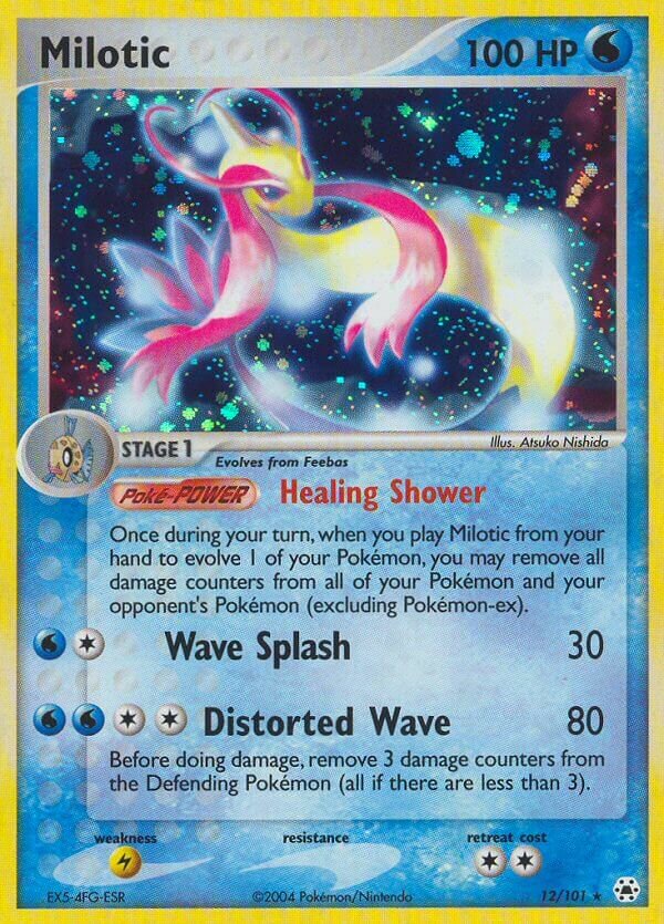 Milotic 012/101 — EX Hidden Legends (English Pokémon TCG card)