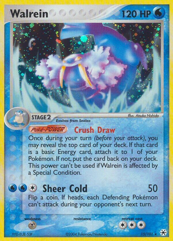 Walrein 015/101 — EX Hidden Legends (English Pokémon TCG card)