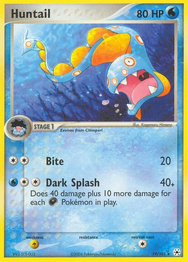 Huntail 019/101 — EX Hidden Legends (English Pokémon TCG card)