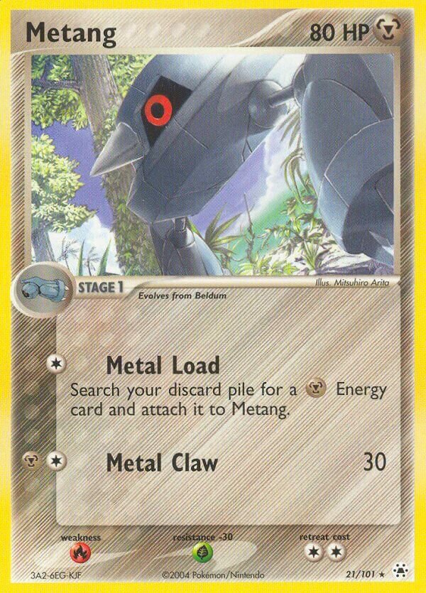 Metang 021/101 — EX Hidden Legends (English Pokémon TCG card)