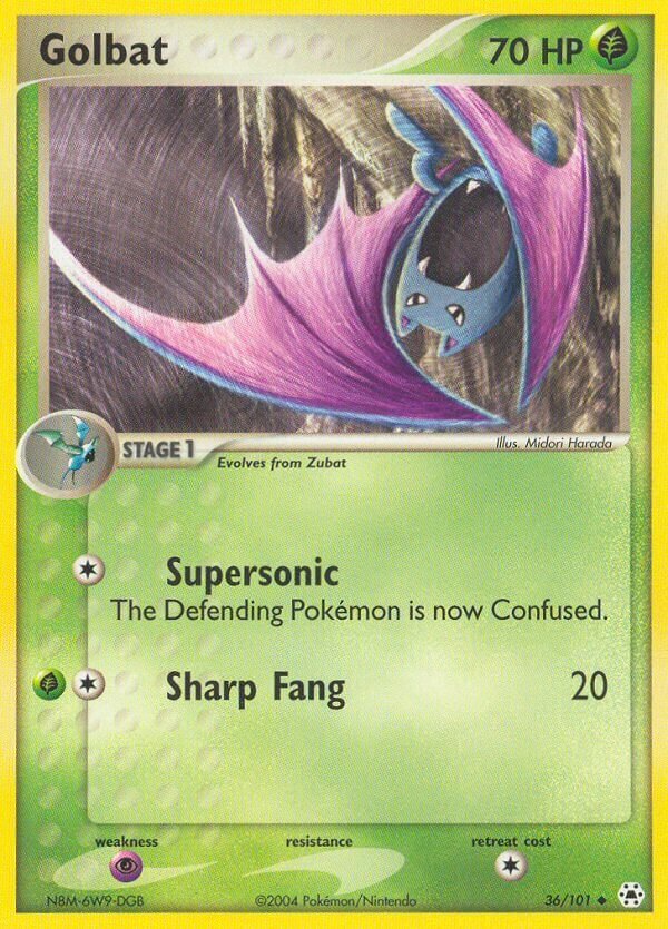 Golbat 036/101 — EX Hidden Legends (English Pokémon TCG card)