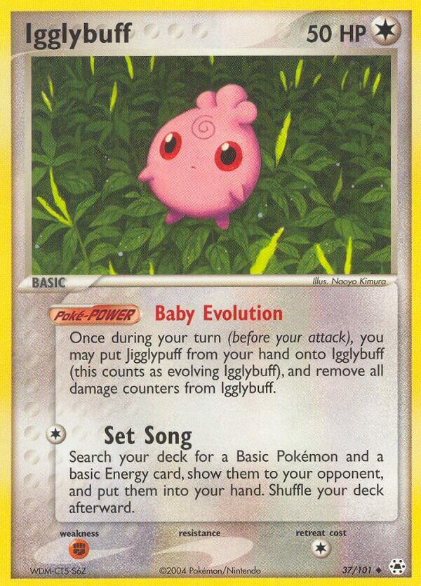 Igglybuff 037/101 — EX Hidden Legends (English Pokémon TCG card)