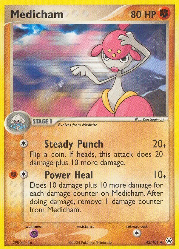 Medicham 042/101 — EX Hidden Legends (English Pokémon TCG card)
