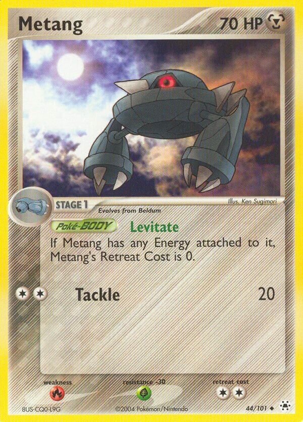 Metang 044/101 — EX Hidden Legends (English Pokémon TCG card)