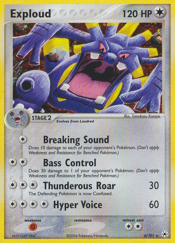 Exploud 006/101 — EX Hidden Legends (English Pokémon TCG card)