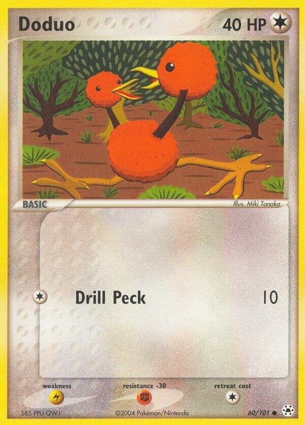Doduo 060/101 — EX Hidden Legends (English Pokémon TCG card)