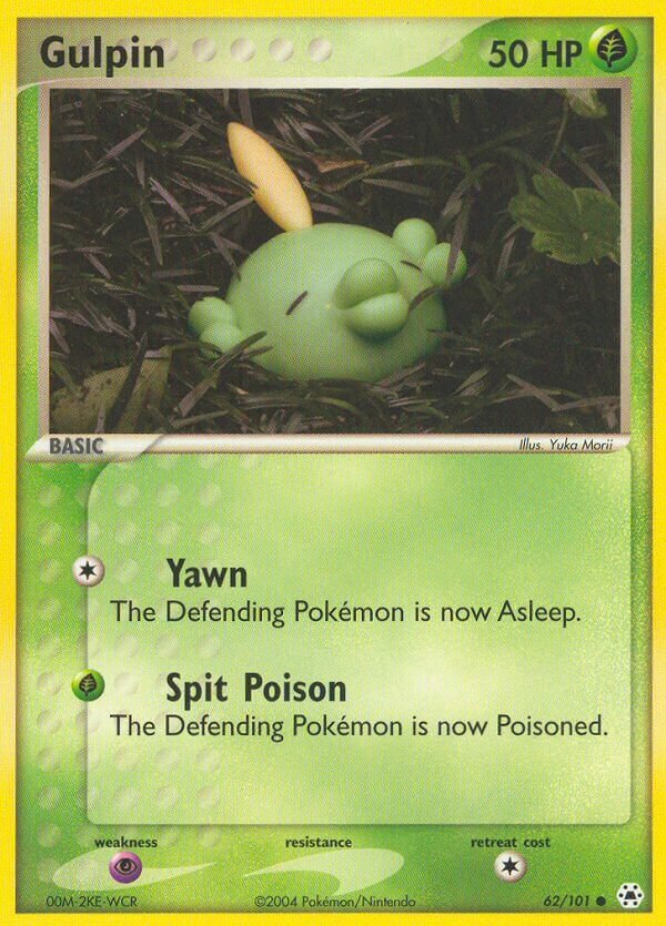 Gulpin 062/101 — EX Hidden Legends (English Pokémon TCG card)