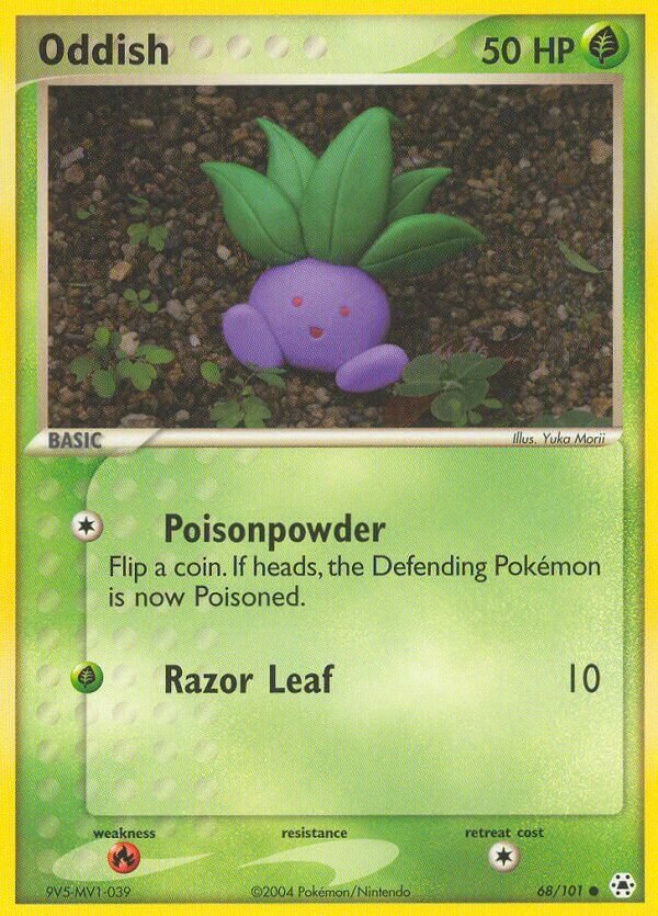 Oddish 068/101 — EX Hidden Legends (English Pokémon TCG card)