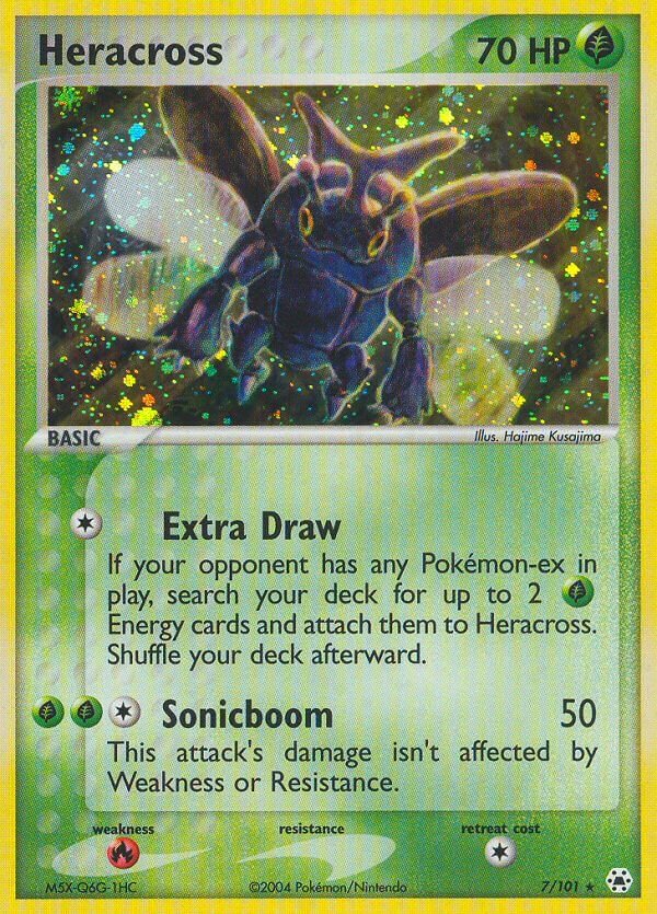 Heracross 007/101 — EX Hidden Legends (English Pokémon TCG card)