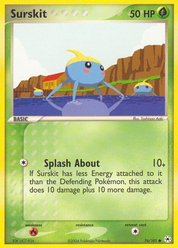 Surskit 076/101 — EX Hidden Legends (English Pokémon TCG card)