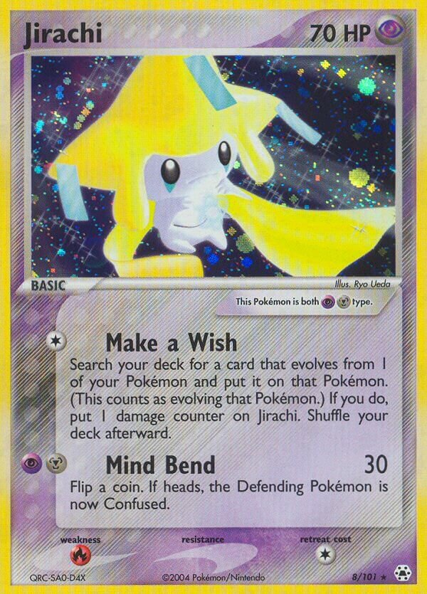 Jirachi 008/101 — EX Hidden Legends (English Pokémon TCG card)