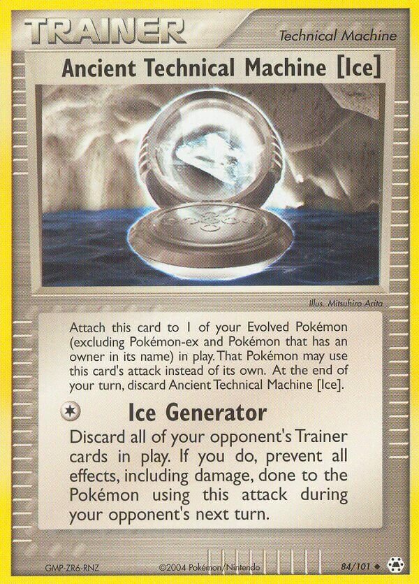 Ancient Technical Machine [Ice] 084/101 — EX Hidden Legends (English Pokémon TCG card)