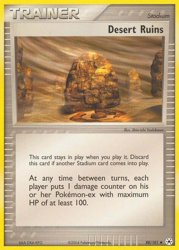 Desert Ruins 088/101 — EX Hidden Legends (English Pokémon TCG card)