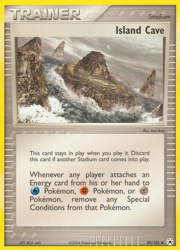 Island Cave 089/101 — EX Hidden Legends (English Pokémon TCG card)