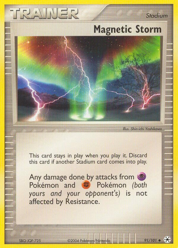 Magnetic Storm 091/101 — EX Hidden Legends (English Pokémon TCG card)