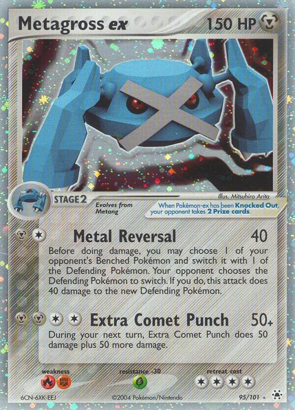 Metagross ex 095/101 — EX Hidden Legends (English Pokémon TCG card)