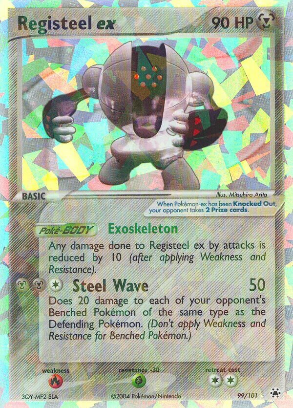 Registeel ex 099/101 — EX Hidden Legends (English Pokémon TCG card)